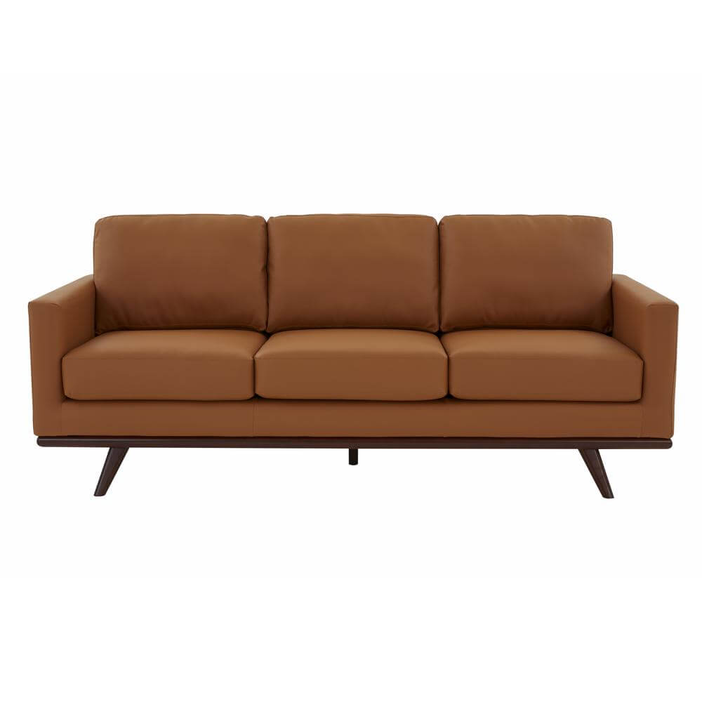 Chester MCM Faux Leather Sofa 83" (5 Colors)