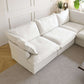 Modular Cloud Comfort Sectional Sofa in Beige or White - Sections Sold Individually - Revel Sofa 