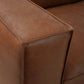 Vanessa Modern Full Aniline Genuine Leather Stationary Sofa 100” - Revel Sofa 