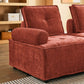 Modular Sectional Sofa Wrapped in Soft Chenille Fabric 99” - Revel Sofa 