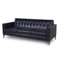 Liberty MCM Tufted Back Leather Sofa 86" (3 Colors)