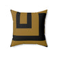 Spun Polyester Square Designer Accent Pillow - Revel Sofa 