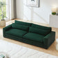 Modern Low Profile Fabric Sofa 104" (4 Colors)