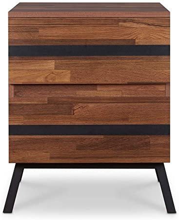 Karine Bedroom Nightstand in Walnut