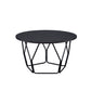 Sytira Round Geometric Coffee Table, Espresso - Revel Sofa 