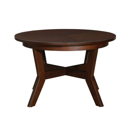 MCM Wood MDF Round Coffee Accent Table 32"