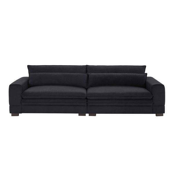 Modern Low Profile Fabric Sofa 104 (4 Colors)