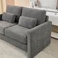 Small Contemporary Loveseat Sofa 58" (4 Colors)