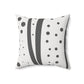 Spun Polyester Designer Square Accent Pillow - Revel Sofa 