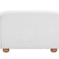 Tayte Big Deep Seated Modular Corduroy Sofa Couch, White (150")