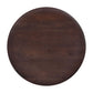 Lucena Solid Wood Round Minimalist Coffee Table, Bronze 33" - Revel Sofa 