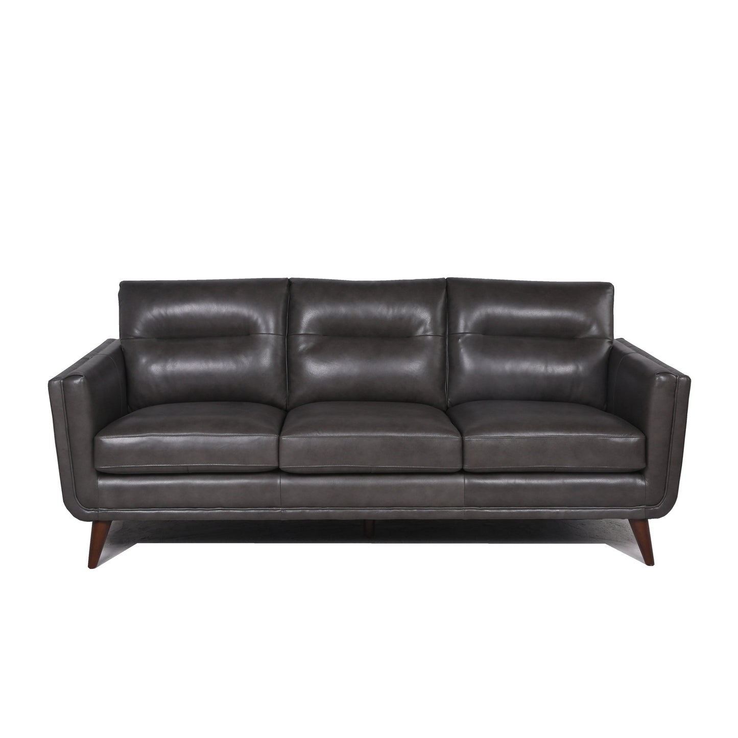 MCM Genuine Leather Sofa 84" (2 Colors)