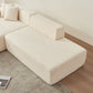 Contemporary Low Profile Sectional Chaise Foam Sofa 105" (3 Colors)