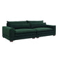 Modern Low Profile Fabric Sofa 104" (4 Colors)