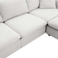 Modern Sectional Chaise Sofa w/ Chaise Ottoman 100" (4 Colors)