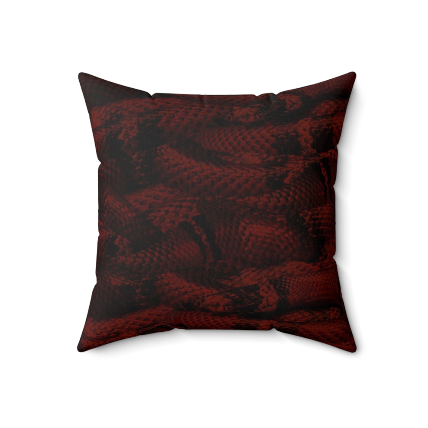 Spun Polyester Designer Square Accent Throw Pillow (Serpent) - Revel Sofa 