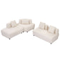 Modern Modular Sectional Boucle Fabric Sofa 92" (2 Colors)