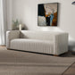 Elara Luxurious Channel Tufted Velvet 3 Seat Sofa 90" (3 Colors)