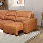 Grant Top Grain Leather Triple Seat Convertible Sofa 78“