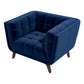 Addison MCM Tufted Fabric Accent Chair