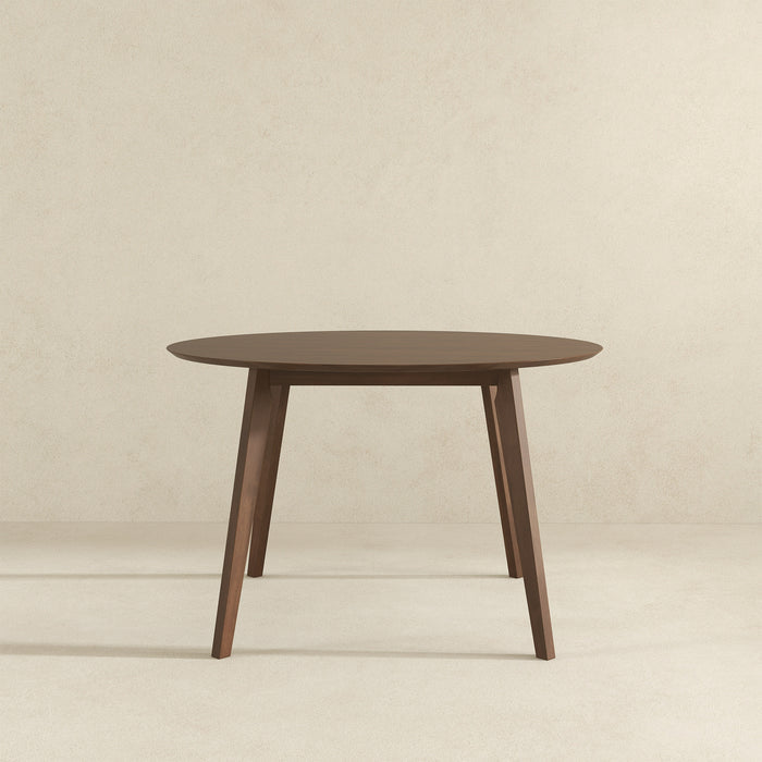 Mesa de comedor redonda 'Alana' - Madera maciza 