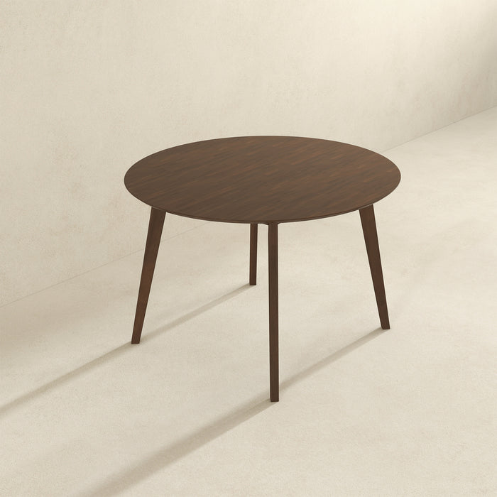 Mesa de comedor redonda 'Alana' - Madera maciza 