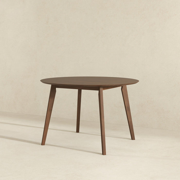 Mesa de comedor redonda 'Alana' - Madera maciza 