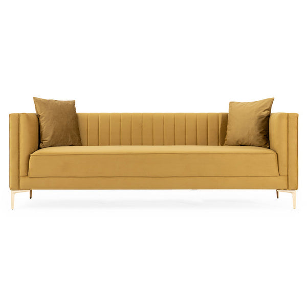 Angelina MCM Channel Tufted Sofa 84 (6 Colors)