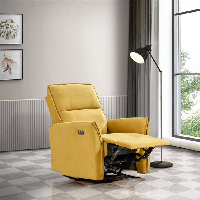 Asheville Suede Power Recliner Chair (3 Colors)