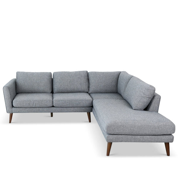 Benson Sectional Sofa w/ Right Facing Chaise Lounge, Gray 97