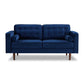 Casey MCM Button Tufted Velvet Loveseat Sofa 65" (5 Colors)