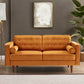 Casey MCM Button Tufted Velvet Loveseat Sofa 65" (5 Colors)