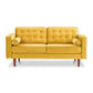 Casey MCM Button Tufted Velvet Loveseat Sofa 65" (5 Colors)