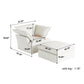 Modular Cloud Comfort Sectional Sofa in Beige or White - Sections Sold Individually - Revel Sofa 