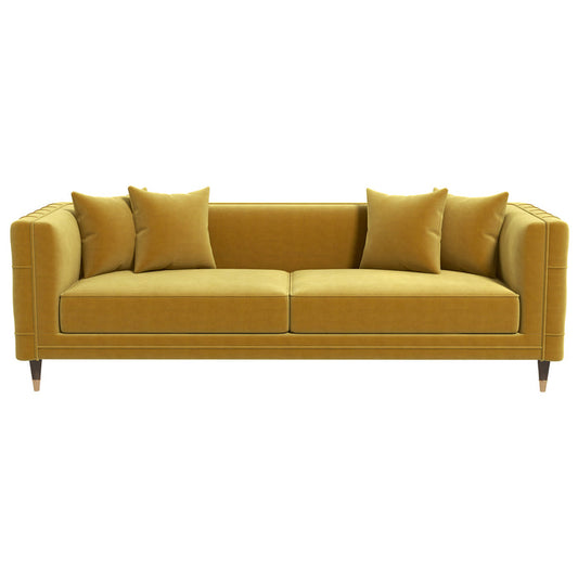 Edward MCM Elegant Tufted Velvet Sofa 90"