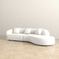 Elijah Japandi Style Curvy Sectional Sofa