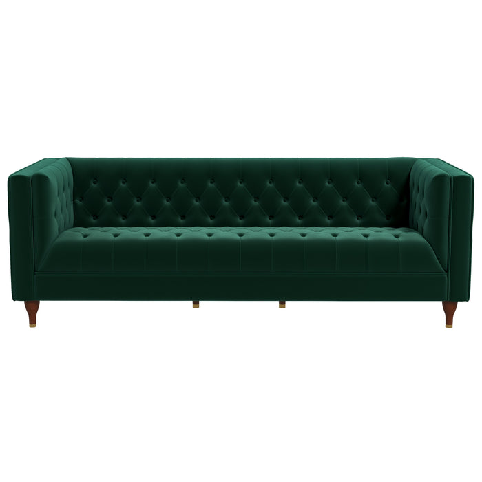 Evelyn MCM Tufted Chesterfield Sofa 88"