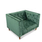 Evelyn MCM Tufted Velvet Lounge Chair 42"