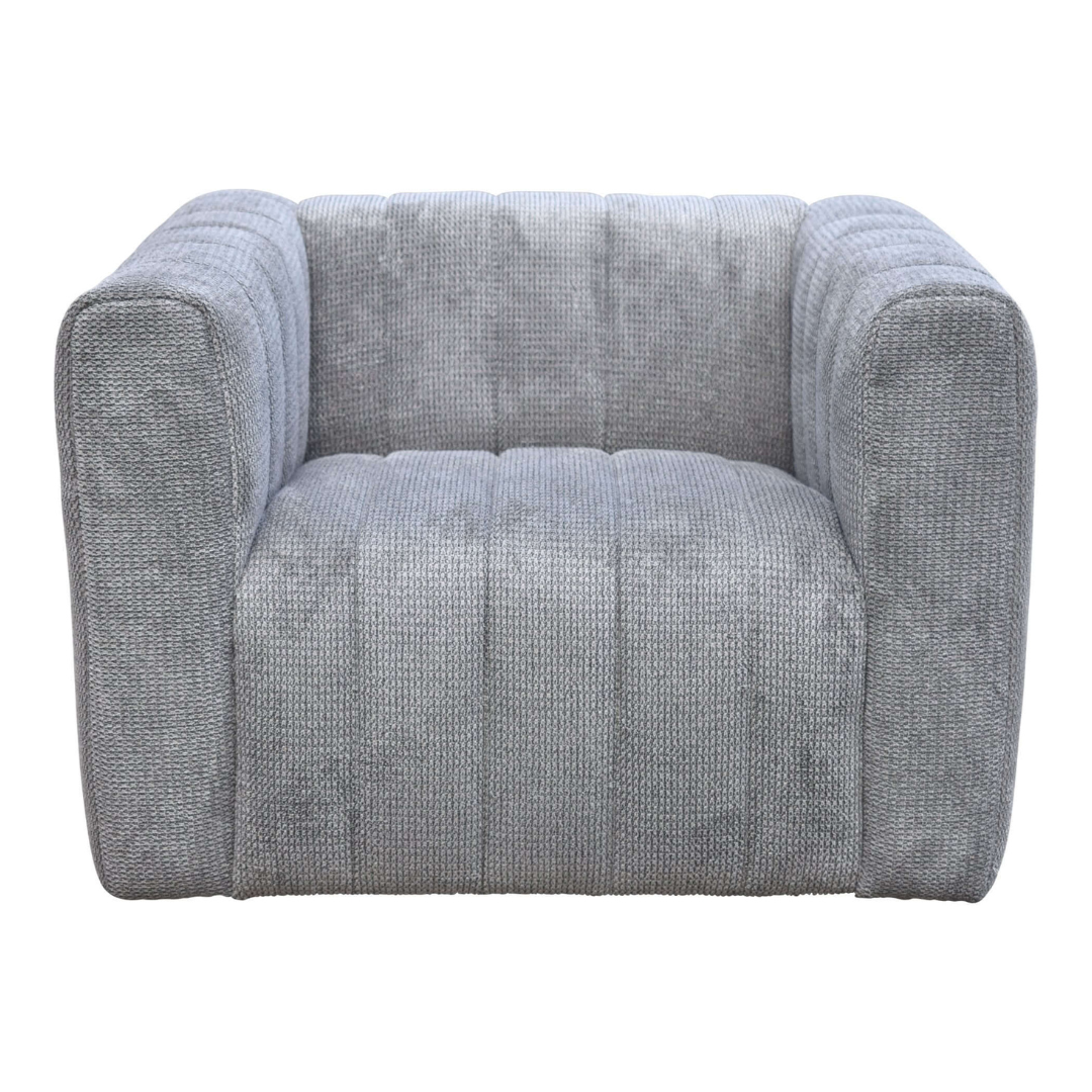 Puerto Plata Channel Tufted Fabric Lounge Chair