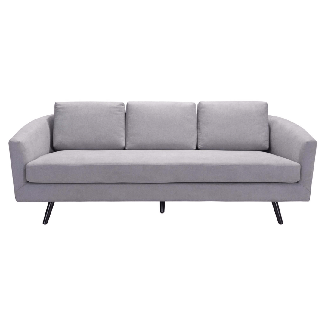 Divinity MCM Style Sofa Couch 79" (Gray or Brown) - Revel Sofa 