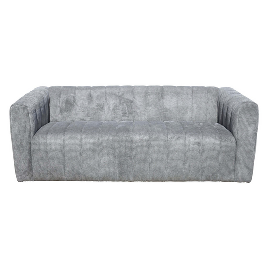 Puerto Plata MCM Channel Tufted Luxury Polyester Fabric Sofa 80” - Revel Sofa 