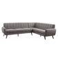 Essick MCM Corner Sectional Tufted Sofa 108" - Revel Sofa 