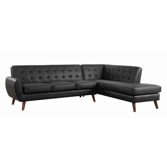 MCM Tufted L-Shape Sectional Sofa Right Facing Chaise 111" - Revel Sofa 