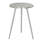 Politik Modern Silver Metallic End Side Table - Revel Sofa 