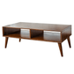 Hazel MCM Style Walnut Wood Coffee Table - Revel Sofa 