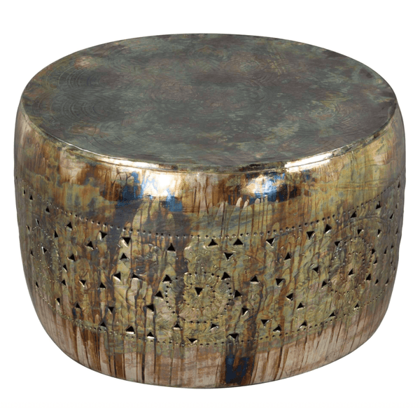 Metallic Round Coffee Center Table, Multicolor 31 - Revel Sofa 