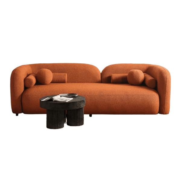 Donna Modern Minimalist Boucle Sofa Couch 93 (Variety of Colors) - Revel Sofa 