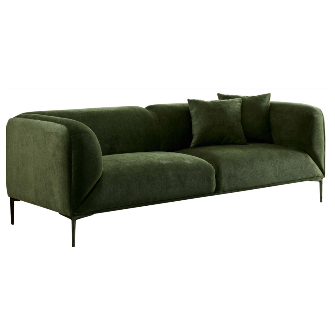 MCM Styled Boucle Upholstered Sofa 89” (Variety of Colors) - Revel Sofa 