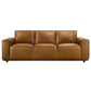 Hanky Genuine Leather Square Arm Sofa 90”