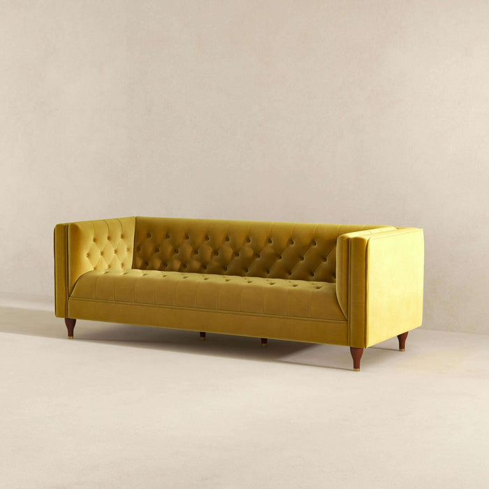 Evelyn MCM Tufted Chesterfield Sofa 88"